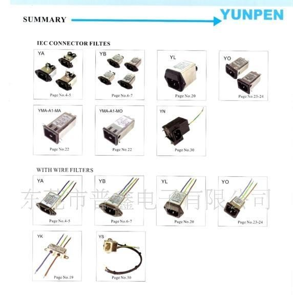 供应 电子仪器等用电源滤波器(CW3)