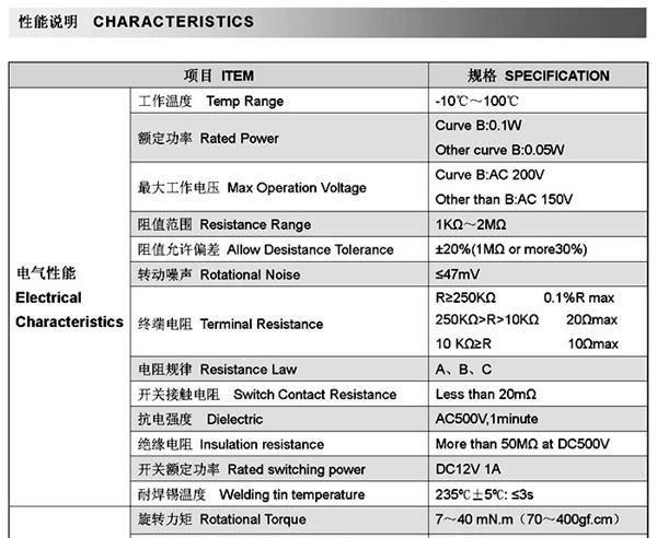 17电位器，音量电位器，收音机电位器，东莞电位器