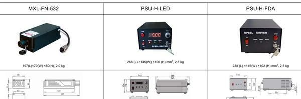 供应MLL-FN-532/1~1500mW 高稳定性！低噪声激光器 绿光激光器