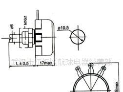 单圈线绕电位器WX010(110)