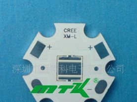 供应20mm XML T6 铝基板/LED手电筒PCB