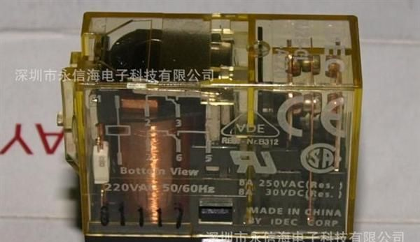 全新原装和泉继电器RJ2S-CL-A220 AC220V双组8A 银镍触点二开二闭