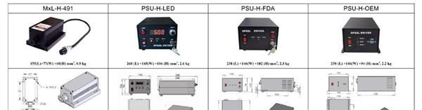 供应491 nm 蓝光固体激光器 蓝光激光器 491nm激光器 激光器