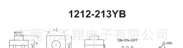 1212-213YB常闭按钮开关 防水按钮开关