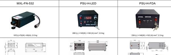 供应绿光激光器MGL-FN-532/1~1500mW  高稳定性厂商 生产厂家