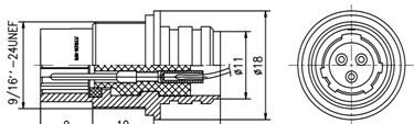 825 矿用电连接器 JY3114E08-98PN-A