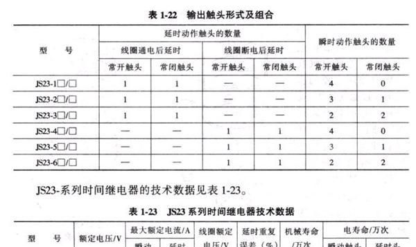 时间继电器JS23-22