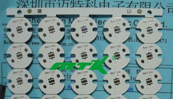 供应CREE-XPG-16mm铝基板/手电筒板/PCB线路板
