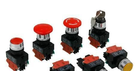 爱克斯按钮开关 AS2201-11TD 绿色带灯带自锁 12V 24V 220V 380V