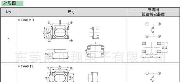 3.2*4.2迷你型轻触开关 TSTP3242U-2.5  正翔 供应 现货 厂家直销