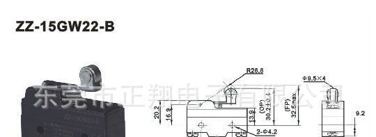 供应限位微动开关 ZZ-15GW22 耐高温微动开关