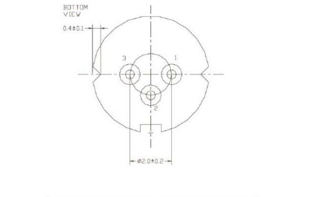 供应日亚405nm 200mW蓝紫光激光二极管NDV4542 NDV4512