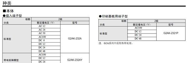 OMRON欧姆龙继电器 G2AK-234A   G2AK-232A   闭锁继电器