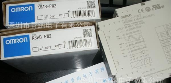 供应OMRON 欧姆龙 三相电压继电器 K8AB-PW2 原装