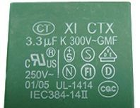 [[品牌直销]ctx x安规电容 104k 300v  金属膜电容器 聚酯膜电容