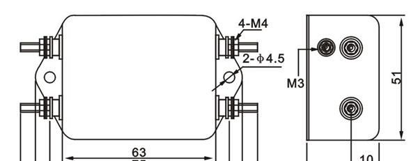 AN-30FA4HB电源滤波器 NOISE FILTER