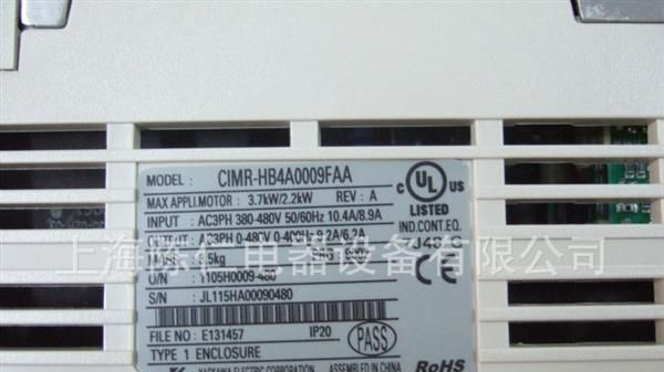 原装现货销售安川H1000系列变频器,HB4A0009
