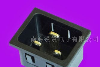 供应AC插座 电源转换工业插座 横品字插座卡式16A公座