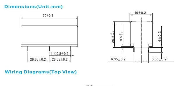 开源电子高压干簧继电器CRSSHV_24VDC-负载耐压14KV