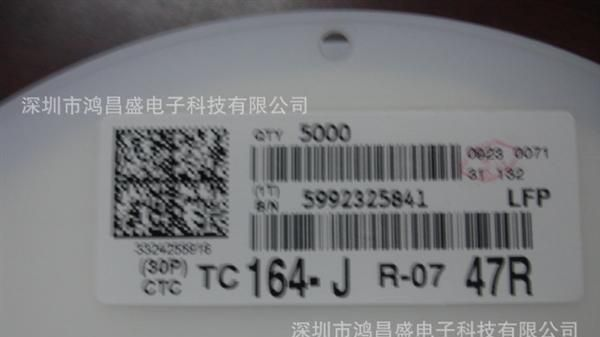 供应电阻器 TC164-JR-0747R 全新原装 进口 大量现货