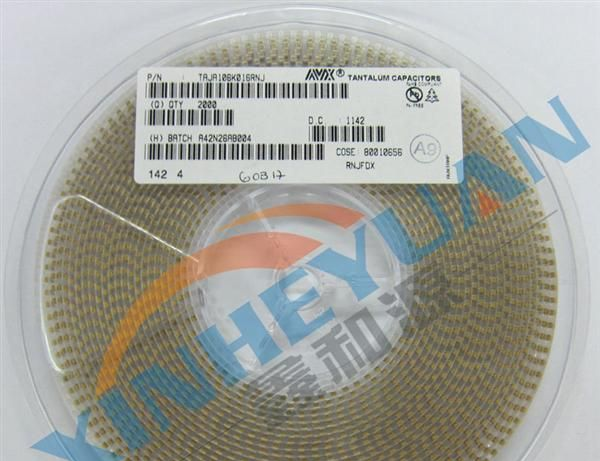 钽电解电容AVX黄色 10UF/10V-A进口