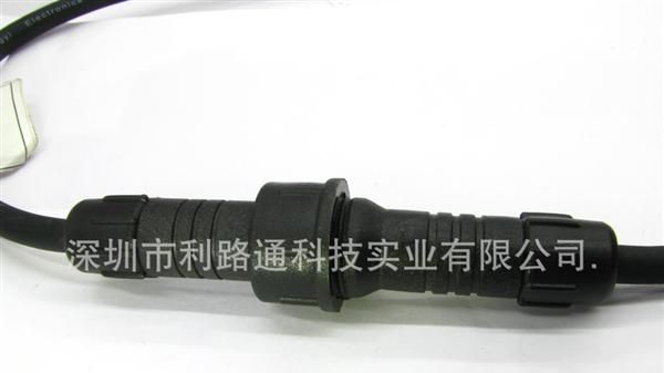 LLT厂家直销LED电源防水连接器M18-2芯