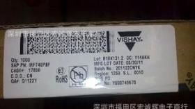 VISHAY进口原装场效应管 IRF740 IRF740PBF 现货批发 价优