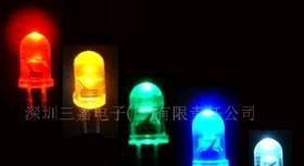 特价稳定供应F3有边、无边系列红黄兰绿白LED发光二极管