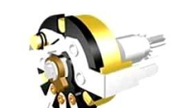 RV17金属轴带开关旋转电位器
