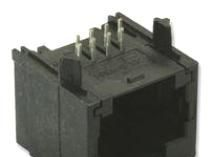 Tyco / AMP 原装 1-406525-1 - 模制插座 RJ45 PCB 8路