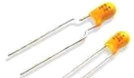 现货供应;直插钽电容 35V,4.7UF 插件钽电容