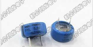 供应全新NEC超级法拉电容5.5V0.01F FYLOH103ZF 10*5*5 环保