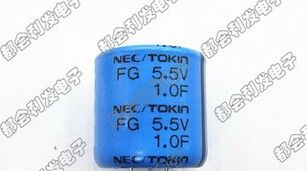 供应全新NEC/TOKIN超级法拉电容5.5V1.0F FGOH105ZF 16*16*5原装