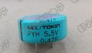 全新NEC超级 法拉电容FYHOH474Z 5.5V0.47F 21*9*8原装+价优