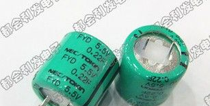 供应全新原装NEC/TOKIN超级法拉电容5.5V0.22F FYDOH224Z 16*16*5