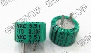 供应全新NEC/TOKIN超级法拉电容5.5V0.1F FYDOH104Z 13*7*5 原装