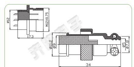 航空插头 RF12-23航空插头