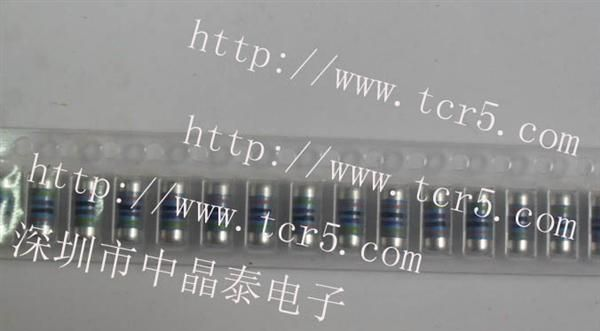 圆柱形金属膜电阻 0207 100R 1W LLR25 E-03 101 现货供应