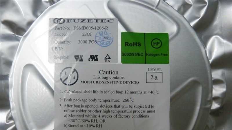 供应保险丝富致 FSMD005-1206-R 500MA