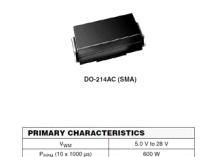 SMA6J5.0A thru SMA6J28A 威世 二极管