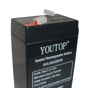 供应YOUTOP蓄电池6V4.5Ah