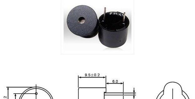 供应电磁蜂鸣器，12MM耐高温蜂鸣器