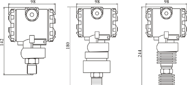 WIDEPLUS-K1 变送器 福建上润 接线图