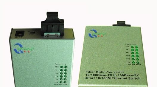 供应单模单纤1光4电光纤收发器