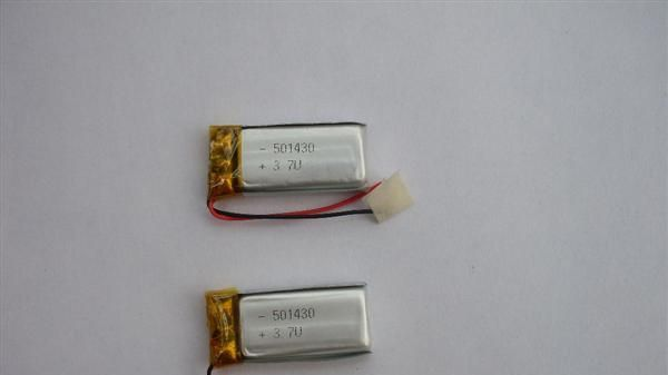 供应 3.7V 160mAh PL501430 蓝牙耳机锂电池