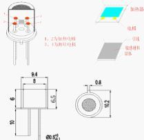 厂家直供酒精气体传感器MP-3平面半导体酒精气体传感器气体传感器