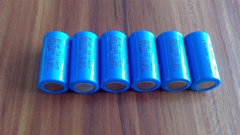 供应ER17335电池 2/3AA锂亚硫氯电池 3.6V电池