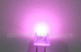 LED 玫瑰红 草帽 雾状 5mm F5 草帽灯