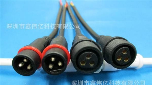 户内外LED灯具机械设备隧道照明设备 3PX1.5T型防水连接线