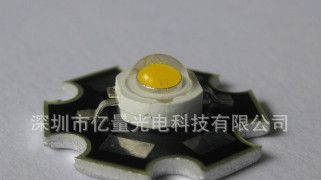 1W大功率暖白光90~110流明/带铝基板/厂家直销 led白光 1w灯珠
